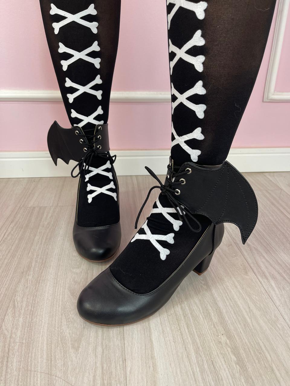 [37BR] [B GRADE] Elegant Bat shoes - Black