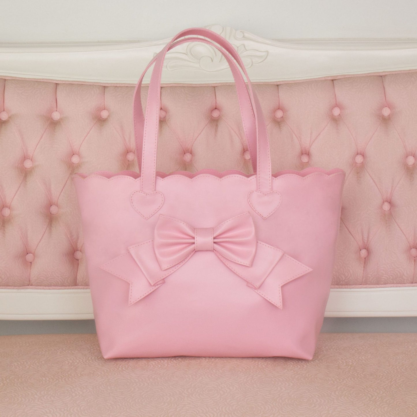 Essential Frilly Bag - Large Size - Light Pink