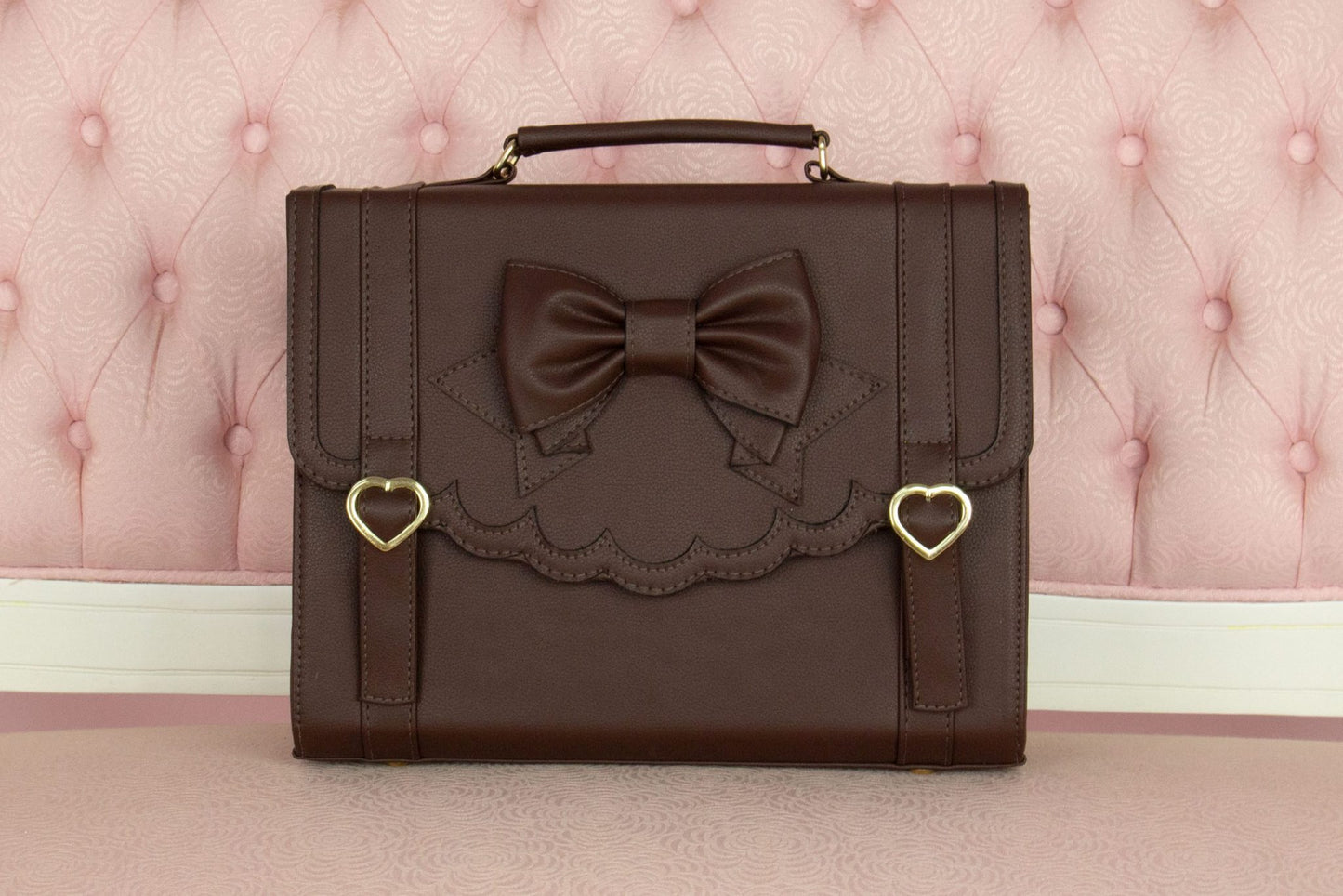 Frilly Academy 3way Bag - Chocolate Brown