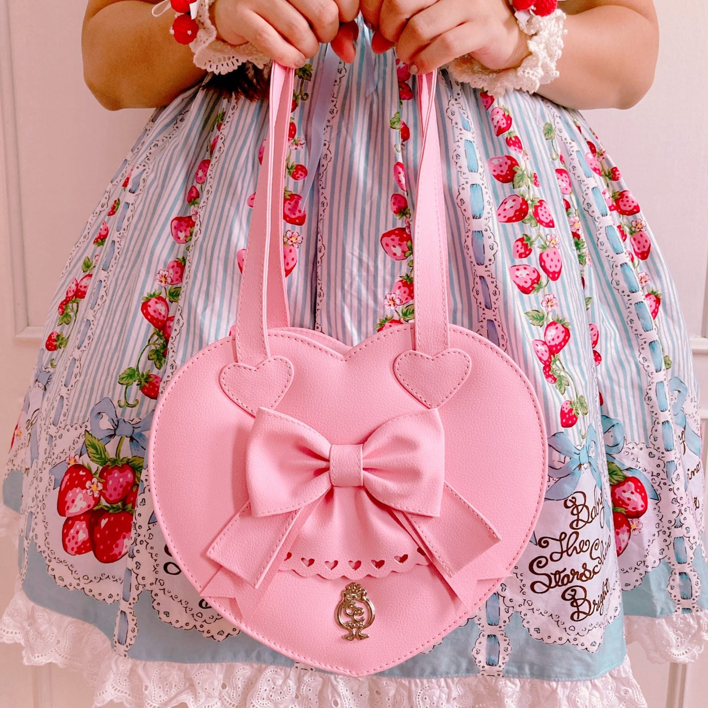 Everyday Bubble Heart Handbag - Dark Choco
