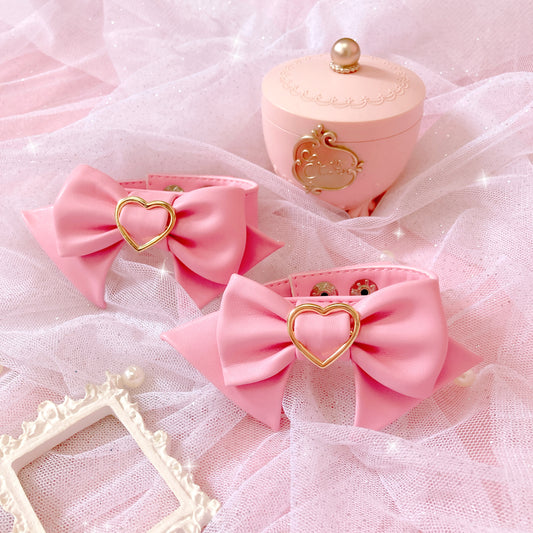 Magical Girly Heart Bracelet set - Light Pink