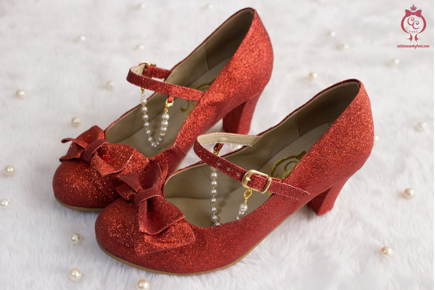 [37BR] [B GRADE] Crystal Twinkle - Red Glitter