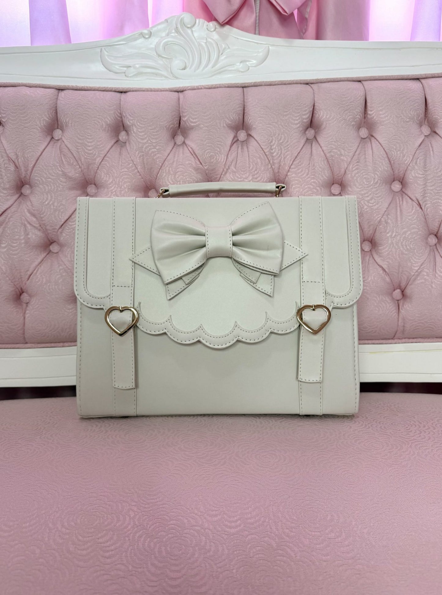 Frilly Academy 3way Bag - Off White