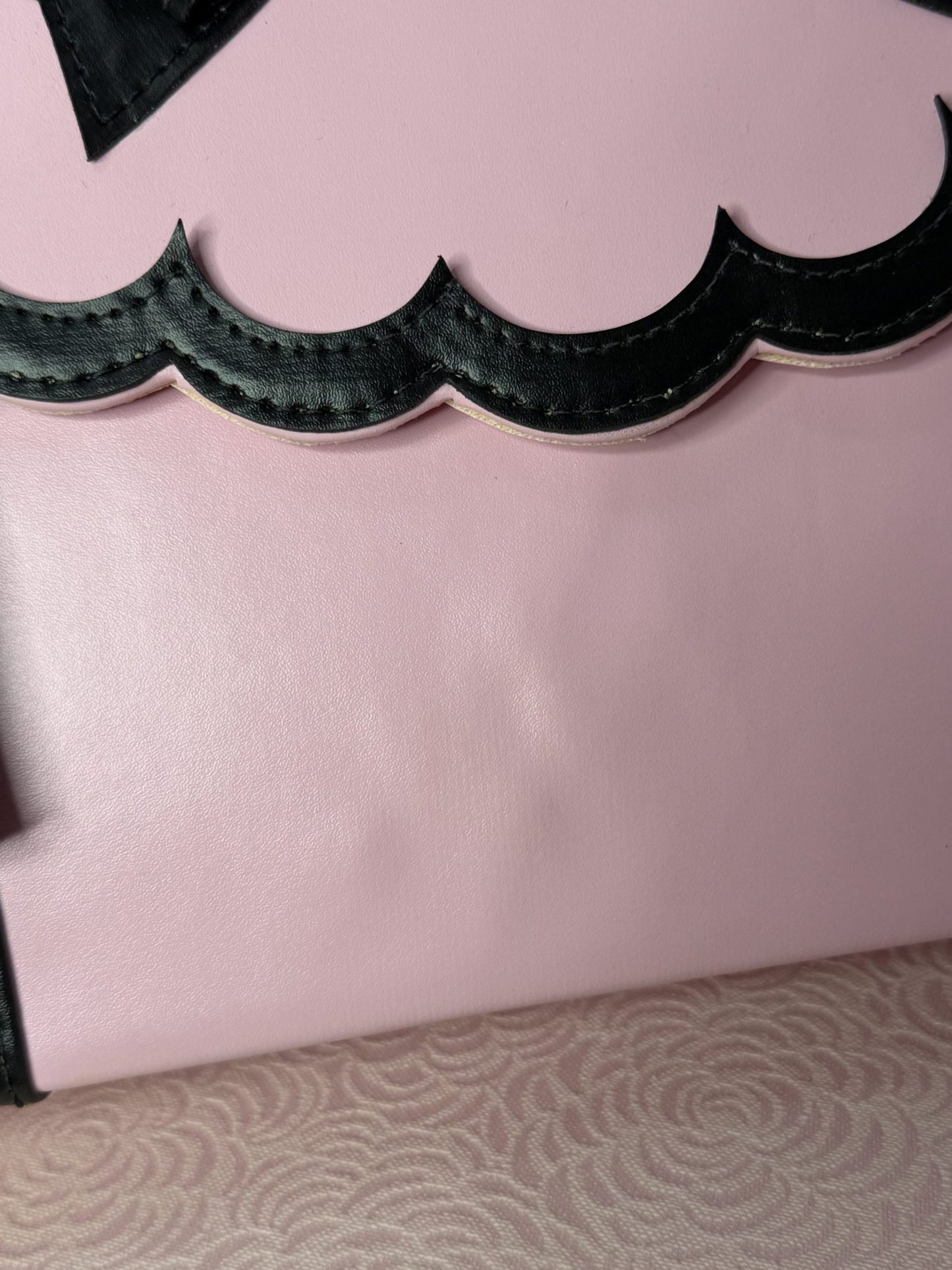 [B GRADE] Frilly Academy 3way Bag - Pink with Black