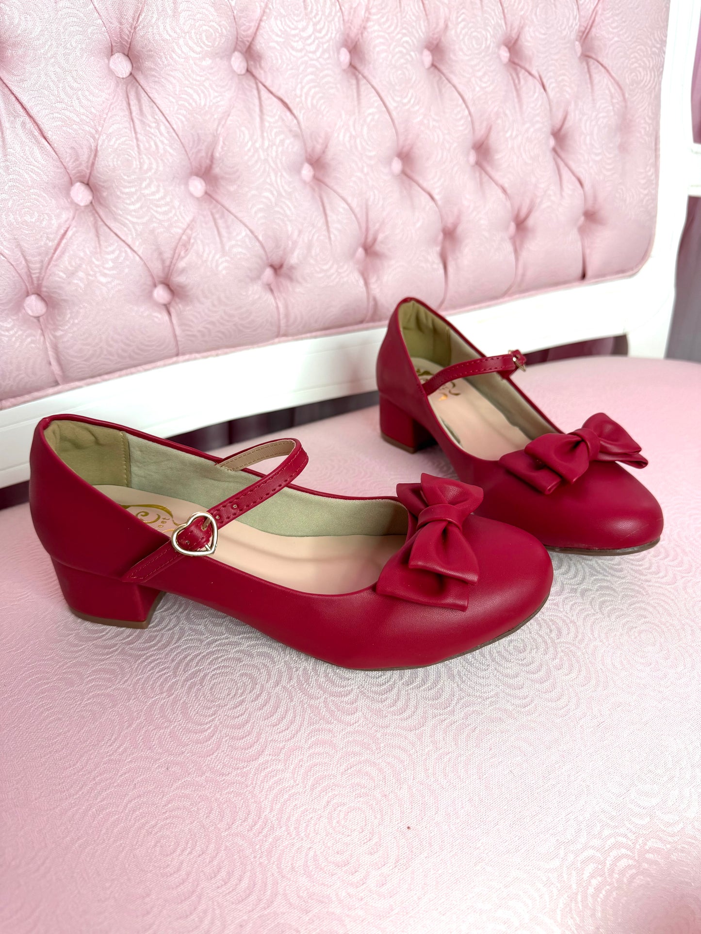 [41BR] [B Grade] Charm Ribbon - Dark Red