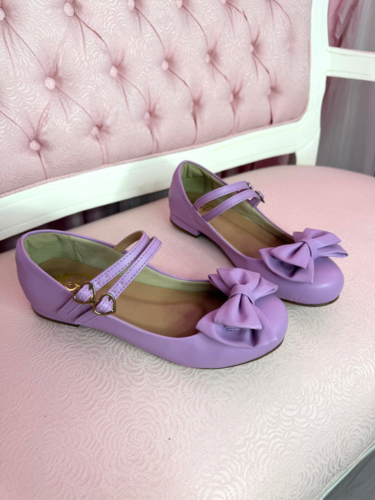 [37BR] Mahou Bow Flats - Lavender