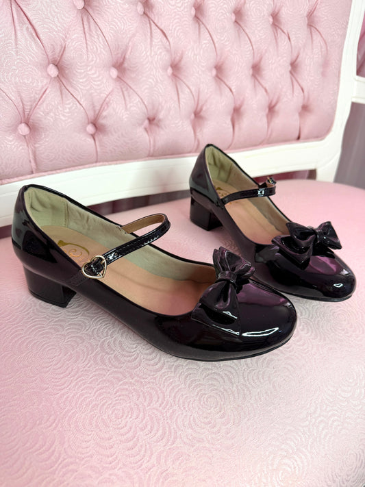 [38BR] Charm Ribbon - Shiny Black