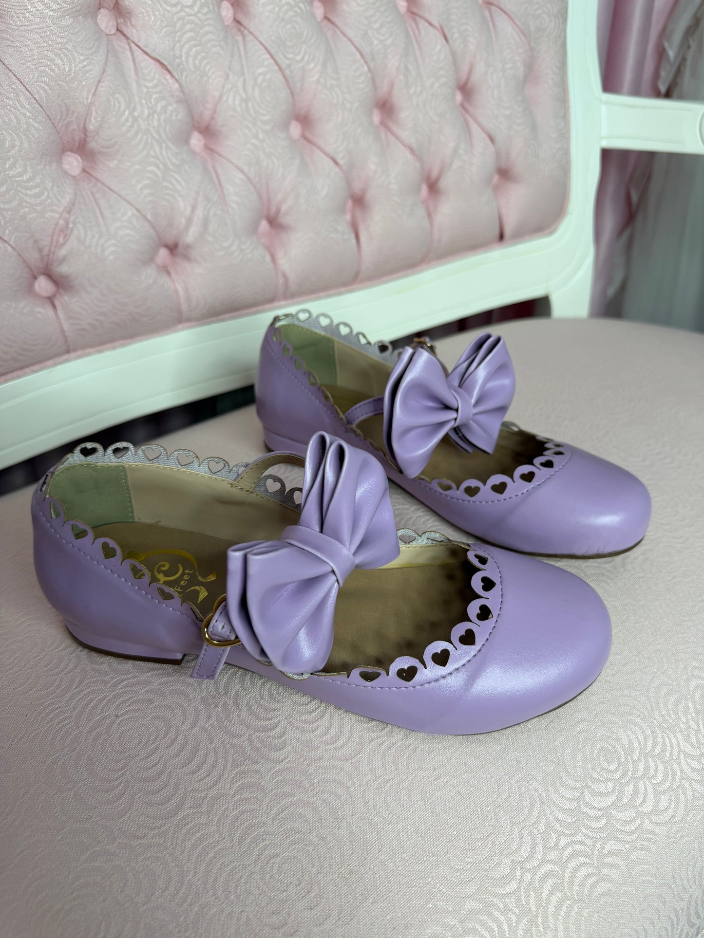 [36BR] [B GRADE] Magical Lovely Bow Flats - Lavender