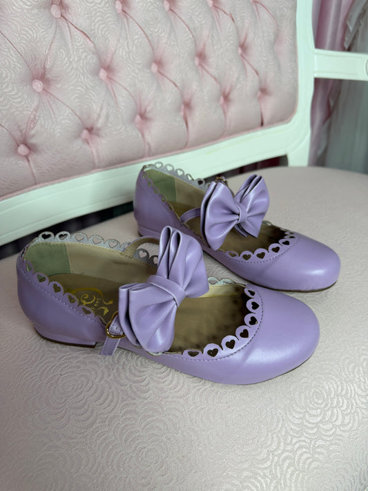 [36BR] [B GRADE] Magical Lovely Bow Flats - Lavender