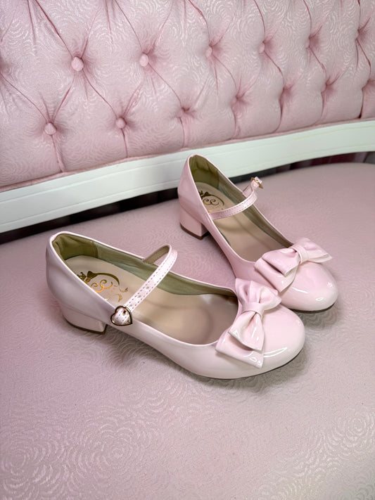 [35BR] Charm Ribbon - Shiny Pearl Pink