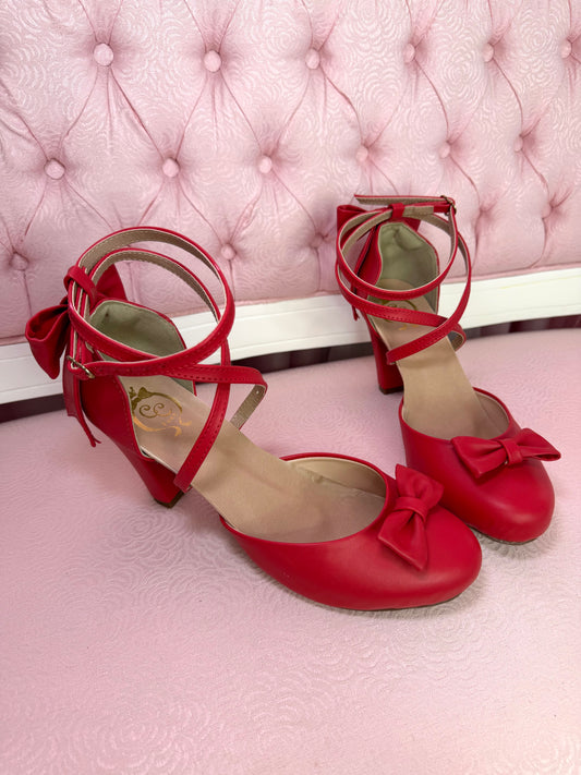 [40BR] [B GRADE] Princess Ballerina Shoes - Red