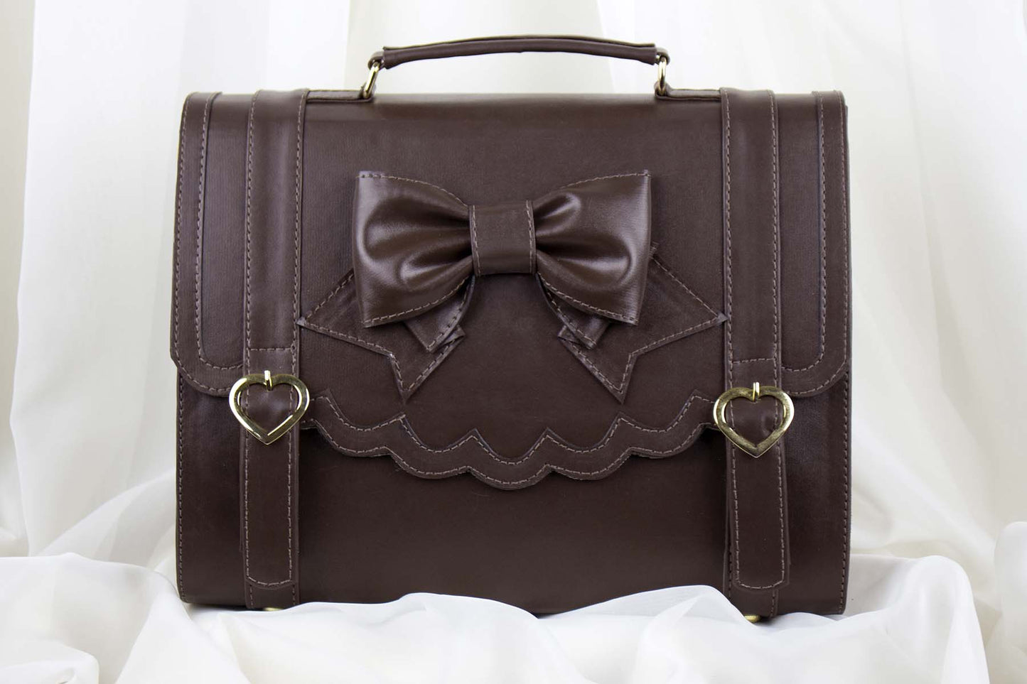 Frilly Academy 3way Bag - Pink with White