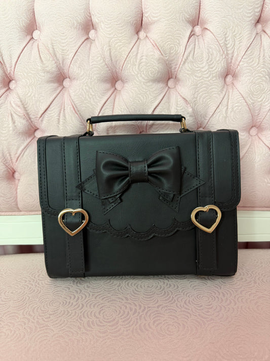 Mini Frilly Academy 3way Bag - Black
