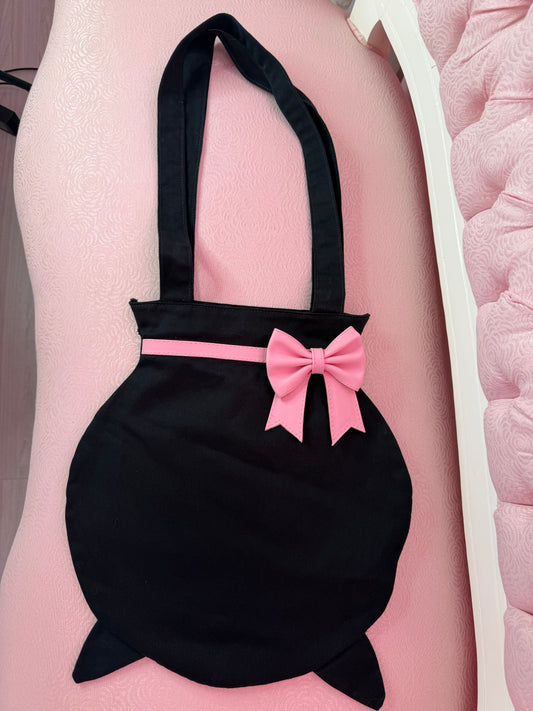[SAMPLE] Spooky Witch Cauldron Tote Bag
