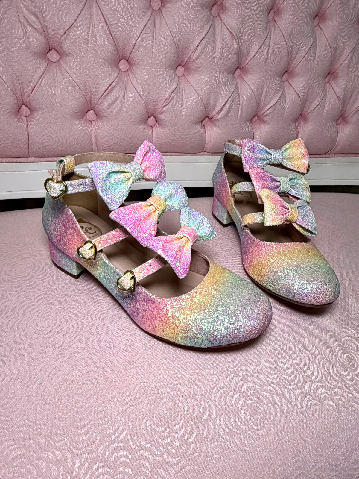 [37BR] [B GRADE] Triple Magical Rainbow shoes
