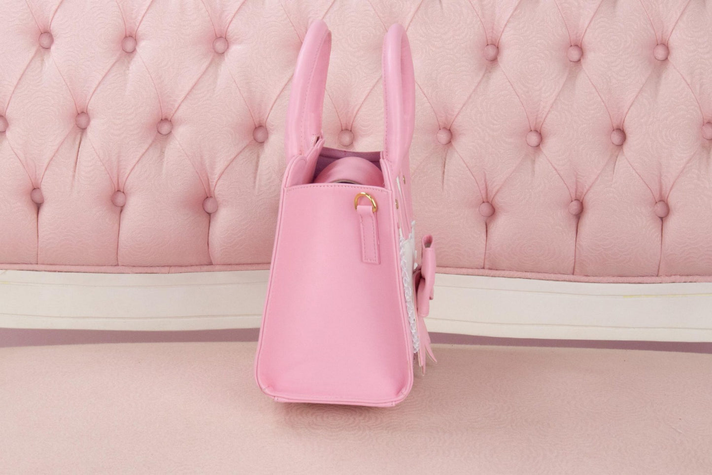 Frilly Bunny Hearty Bag - Light Pink