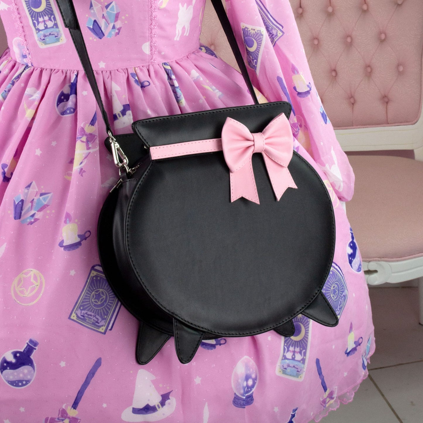 Spooky Witch Cauldron Bag